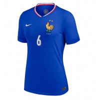 Francúzsko Eduardo Camavinga #6 Domáci Ženy futbalový dres ME 2024 Krátky Rukáv